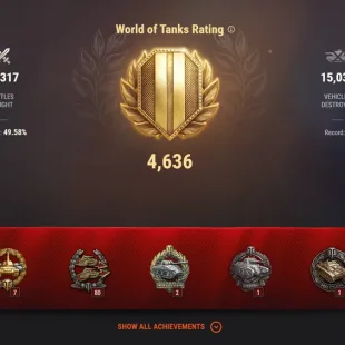 [NA] 9 TIER X | 10 PREMIUM TANK | TOTAL TANKS 39 | 8612 (50) WINS | 522,834 CREDITS | GOLD 1811 - Image 1