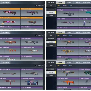 🛑[MG][937] [RARE] LEVEL 350 | 686 TOTAL GUNS -502 EPIC GUNS | MANY CHARACTER | CHEAPEST EVER INSTANT DELIVERY - Image 1