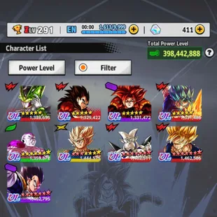 D793-IOS+Android-Nice Account-9 UL(SS4 Vegeta+Frieza+SS4 Gogeta+Majin+Vegito)+55 Legend+Vip Equi+Good Zenkai+Good Team - Image 2