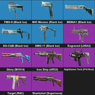 PCPSNXBOX438 Skins 40 Black Ice 29 Seasonals 5 ProLeague 15 Universals 8 Elites 152 LVL I... ! MKG0867