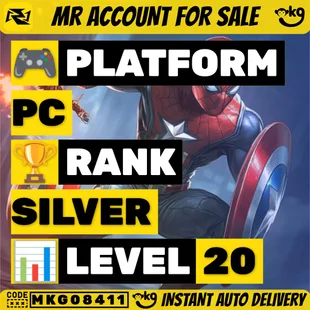 STEAM Silver Rank 20 Level Ranked Ready Global Region Full Access Instant Delivery ! MKG08411 - Image 1