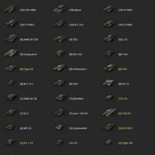 [NA] 9 TIER X | 10 PREMIUM TANK | TOTAL TANKS 39 | 8612 (50) WINS | 522,834 CREDITS | GOLD 1811 - Image 2