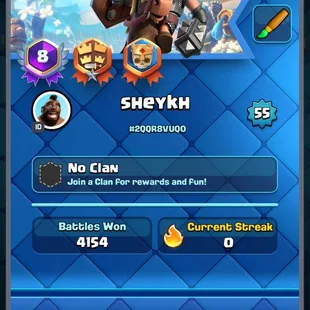 🔥 11.500 GEMS💎MAX 59 [] 7 ELITES [] 8 EVO [] XP55 [] KT15 [] 5 SKINS [] 58 EMOTES [] 6333 TROPHIES [] INSTANT   - Image 3