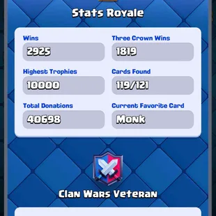 🔥[ 9 YEAR PLAYED BADGE ]🔥31X CARDS MAX || TROPHY: 11000 || 64X EMOTES || KT : 15 || RAREST ONE - BEST DEALDEALLOCATE  - Image 2