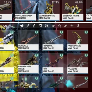 MR 30 FROST HEIRLOOM 579/750 Complated - 87x Warframe MAX | 139x Primary Gun - 113x Secondary Gun - Image 2