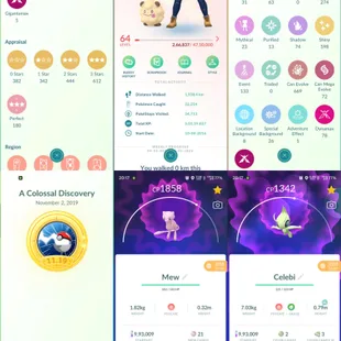 OLD SHINIES🔥180 HUNDO 💎 598 SHINY [] 274 LEGENDARY || 17 SL - LVL 64 - MEW - RENAME AVAILABLE - 2018 [] 5x SL - Image 1