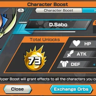 [4259][IOS+ANDROID] 11 EX - 73 HB - 2 EX FULL B52/52 (Shanks Light + Sabo) + Ex Garp + Roger + Lucci + Whitebeard +Kuzan - Image 1
