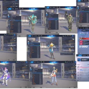 Overwatch Rare Acc Season 20 Diamond Dps Level 125 Mardi Gras Ashe Ow League MEI ENCHANTED ARMOR PHARAH 2 Golden Gun Alm