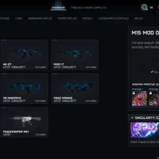 🔥 30/30 Singularity Camos - Rank Ready - 50 Wins - Level 55 - All Weapons Unlocked - Instant Delivery - All Platforms - Image 11