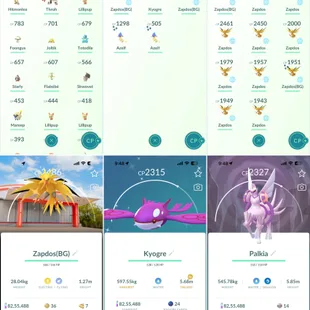 🔥SHINY BG ZAPDOS💎5 SHINY LEGENDARY [] 203 LEGENDARY [] 101 LEGENDARY [] LEVEL 70 [] 11 LBG [] 12 SBG [] CHEAP AVAILABL - Image 2