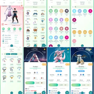 🔥MASTER BALL 💎 232 LEGENDARY [] 231 SHINY [] 9 SHINY LEG [] LEVEL 60 [] 13 MEWTWO [] 32 EVENT [] RENAME AVAILABLE - Image 1
