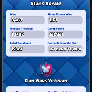 💫[ 45X CARDS MAX ] EVOLVED: 19💫LVL 16 : 3 || ELITE : 13 || LVL 14 : 29 || EMOTES: 123 || LVL: 62 || TROPHY: 10000 - Image 2