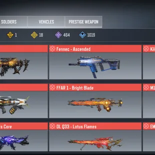 CODM BEST-10X MYTHICAL WEAPONS 18X LEGENDARY-LEGENDARY CARECTER-NYX STARSTRUCK-ALL BEST WEAPONS-FULL ACESS-BEST-DEAL - Image 1