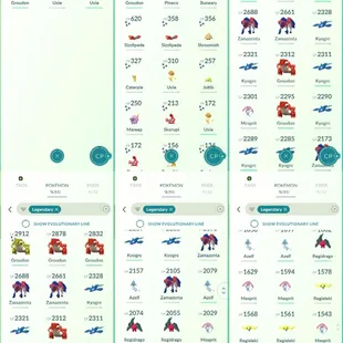 3 SHINY LEGENDARY💎 ZAMZENTA GROUDON 🔥 51 LEGENDARY [] LEVEL 52 [] 17 SHINY [] RENAME AVAILABLE [] INSTANT AVAILABLE [] - Image 5