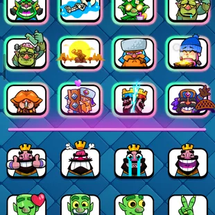 H🔥EXP-62!!KT-15!!29 EVOS-NC-500🔥79 LVL 14 CARDS!!22 CARDS LVL 15!! EXCLUSIVE EMOTES-TOWER SKINS!!BEST ACCOUNT  - Image 4