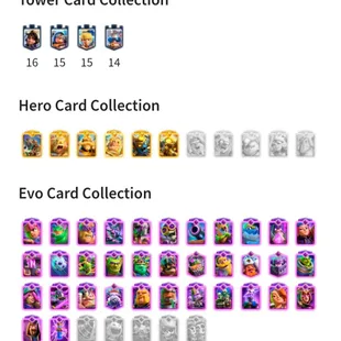 RAREST CRL 20 WIN EMOTE 🌸 KT 16 37 MAX CARDS 82 XP 106 ELITE CARDS 35 EVOLUTIONS 6 HEROES ULTIMATE CHAMPION 12500 CUPS - Image 3
