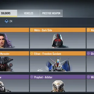 [Stacked] 13 Mythic ( 11 Max ) & 46 Legendary Weapons | 5 Legendary Soldiers | OG Skins | Meta Stacked | Full Access - Image 5