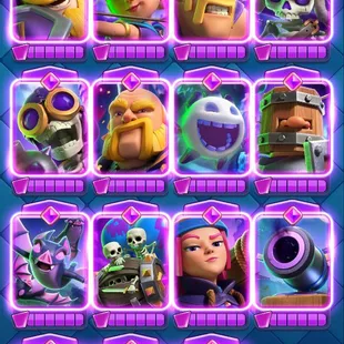 RAREST GT 100 AND 2x CRL 20 WIN EMOTES GT RANK 51 TOP UC RANK 336 KT 16 106 ELITE CARDS ALL EVO 75 XP 35 TOWER SKINS - Image 20