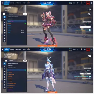 OLD OW2 LVL 695 | 103 LEG | 4 MYTHIC SKINS | HANZO ONRYO | JUNO HEART OF HOPE | TRACER ADVENTURER | ORISA GRAND BEAST - Image 3