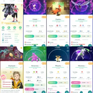 2008 Level 70 Legacy 50 2017. Level 50 Jacket Armored Mewtwo x11 tradeable Shiny Shadow Mewtwo x2 Shiny Lucky Mewtwo - Image 1