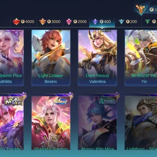 M361|LVL200|132HEROES|668SKIN|MEGACOLLECTORII|3LEGEND|6KOF|3PRIME|2COLLECTOR|ALDOUSM1|14LUCKYBOX|MYTHICS40 - Image 17