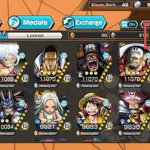[4076][IOS+ANDROID] 20 EX META - Kizaru + Blackbeard + Garp + Light Luffy + Law + Kaido + Roger + King Luffy + Shanks  - Image 2