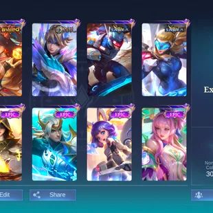 RARE COL NATA || LIMITED EPIC ROGER || EX 26 STAR || 2200 STAR LIGHT FREGMENT || DECENT WINRATE - Image 1