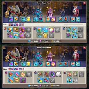🔥TH-18 NEAR MAX🔥XP-227! 6X EPIC EQUIPMENTS! HEROES:-83-100-71-73-50-2! 11X PETS! FAST DELIVERY - Image 4