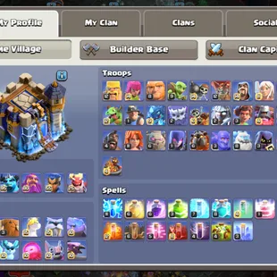 TH18 ALMOST MAX! US-LOCAL! 6X HEROES MAX! SB/AF/FB/RS/EB/ MAX ALL! HERO 105-105-95-80-55-25! NC-500 GEM!PAID SKIN SCENRY - Image 2