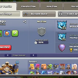 💫[ TH-18 NEAR MAX - 4 EPIC MAX ]💫 SB-MM-AF-EB [MAX] | SN [26] - HT [23] | MOSTLY WALLS MAX || HEROS: 105-105-42-80-55  - Image 2