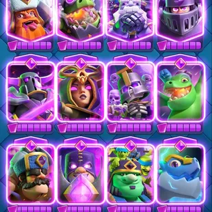 RAREST GT 100 AND 2x CRL 20 WIN EMOTES GT RANK 51 TOP UC RANK 336 KT 16 106 ELITE CARDS ALL EVO 75 XP 35 TOWER SKINS - Image 19