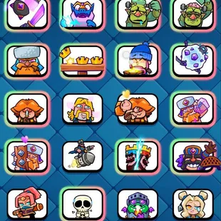 RAREST GT 100 AND 2x CRL 20 WIN EMOTES GT RANK 51 TOP UC RANK 336 KT 16 106 ELITE CARDS ALL EVO 75 XP 35 TOWER SKINS - Image 24