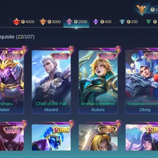 M361|LVL200|132HEROES|668SKIN|MEGACOLLECTORII|3LEGEND|6KOF|3PRIME|2COLLECTOR|ALDOUSM1|14LUCKYBOX|MYTHICS40 - Image 7