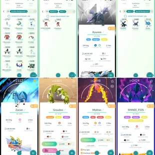RAREST🔥LUNALA NEWYORK BG 💎 68 PREMIUM PASSES - 38 SHINY LEG -  500 LEGENDARY - LEVEL 70 - 421 SHINY - 30 GMAX  - Image 2