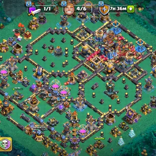 LEGEND RANK | TH18 ALMOST MAX | SB-MX!SnB-MX!MM-MX!AF-MX!MS-MX!FB-MX!RS-MX!EB-MX | 261-XP | HERO-105-105-95-80-55-22 | - Image 1