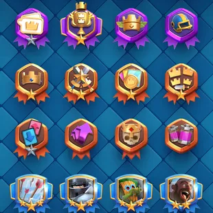 ❗[ 64X CARDS MAX ]❗2X LEVEL 16 CARD|| 15X EVOLVED || 10X ELITE || LEVEL 61 || TROPHY: 10500 | 116X EMOTES | 118X BADGE - Image 18