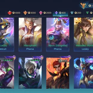 M361|LVL200|132HEROES|668SKIN|MEGACOLLECTORII|3LEGEND|6KOF|3PRIME|2COLLECTOR|ALDOUSM1|14LUCKYBOX|MYTHICS40 - Image 13