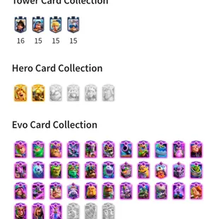 RAREST GT 100 AND 2x CRL 20 WIN EMOTES GT RANK 51 TOP UC RANK 336 KT 16 106 ELITE CARDS ALL EVO 75 XP 35 TOWER SKINS - Image 13