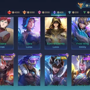 M361|LVL200|132HEROES|668SKIN|MEGACOLLECTORII|3LEGEND|6KOF|3PRIME|2COLLECTOR|ALDOUSM1|14LUCKYBOX|MYTHICS40 - Image 19