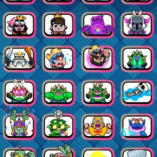 RAREST CRL 20 WIN EMOTE 🌸 KT 16 37 MAX CARDS 82 XP 106 ELITE CARDS 35 EVOLUTIONS 6 HEROES ULTIMATE CHAMPION 12500 CUPS - Image 16