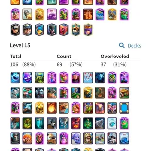 RAREST CRL 20 WIN EMOTE 🌸 KT 16 37 MAX CARDS 82 XP 106 ELITE CARDS 35 EVOLUTIONS 6 HEROES ULTIMATE CHAMPION 12500 CUPS - Image 2