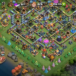 🔥291-XP! GEM-18600🔥TH18 CLOSE MAX! FULL BASE DECORATED! HERO 105-105-80-80-55!! SB/MAX FA/MAX AF/MAX RS/MAX EB/MAX - Image 1