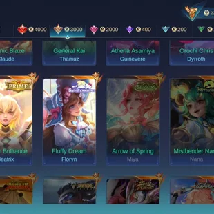 M361|LVL200|132HEROES|668SKIN|MEGACOLLECTORII|3LEGEND|6KOF|3PRIME|2COLLECTOR|ALDOUSM1|14LUCKYBOX|MYTHICS40 - Image 8