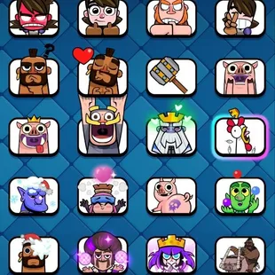 🌟 GT 100 & 2x CRL 20 WIN EMOTES 💎 GLOBAL TOURNAMENT RANKS 24 117 153 357 KT 15 2 HEROES & 8 EVOLUTIONS 10000 TROPHIES  - Image 11