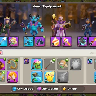 ❗[ PREMIUM TH-15 ]❗S.BALL - SNAKE - FIREBALL [17] || LVL 15 WALLS || HEROS: 64-70-45-34-18 || FASTEST DELIVERY  - Image 5