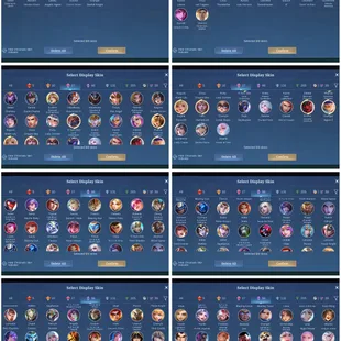 [IOS/ANDROID] CEL LVL 88 | 132 HEROES | 483 SKINS | MEGA 4 | OP SKINS | 5 LEGEND INC LESLEY GRANGER - 8 COLLECTOR LING - Image 4