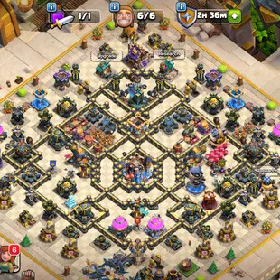 🔥TH 18 ALMOST MAX🔥XP 230-FULL MAX 17-[ 5 EPIC EQUIPMENT MAX-HERO 100-100-90-75-50-MEDALS 420-MAGIK SKINS-BEST DEAL - Image 1