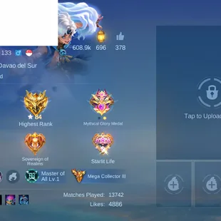 [IOS/ANDROID] CEL LVL 133 | 132 HEROES | 520 SKINS | MEGA 3 | HEAVY COLLAB | 2 LEGEND SABER JOHNSON - 5 RARE COLLECTOR  - Image 3