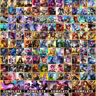 [IOS/ANDROID] CEL LVL 88 | 132 HEROES | 483 SKINS | MEGA 4 | OP SKINS | 5 LEGEND INC LESLEY GRANGER - 8 COLLECTOR LING - Image 6