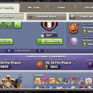 TH 18 FULLY MAX-NOTHING LEFT-XP 257-[ 12 EPIC EQUIPMENT ALMOST MAX-WALS DEFENSE MAX-LEGEND LEAGUE-NC YES-BEST DEAL - Image 2